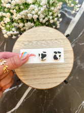 Load image into Gallery viewer, Trapezoid Clay Stud Earrings