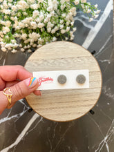 Load image into Gallery viewer, Mini Circle Clay Earring Studs
