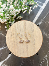 Load image into Gallery viewer, Hexagon Hoop Gems