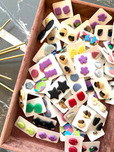 Load image into Gallery viewer, 10 for 15 Clay Earring Studs