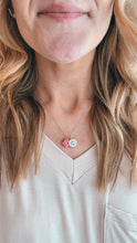 Load image into Gallery viewer, Dainty Clay Initial Necklaces