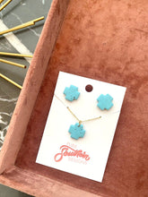 Load image into Gallery viewer, Clay Necklace/Stud Set

